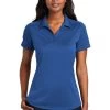 Port Authority Shirts: Women's L569 TB True Blue Ladies Diamond Jacquard Polo -Work Clothes Discount Store 6592 trueblue 1 l569truebluemodelfront3 1200w