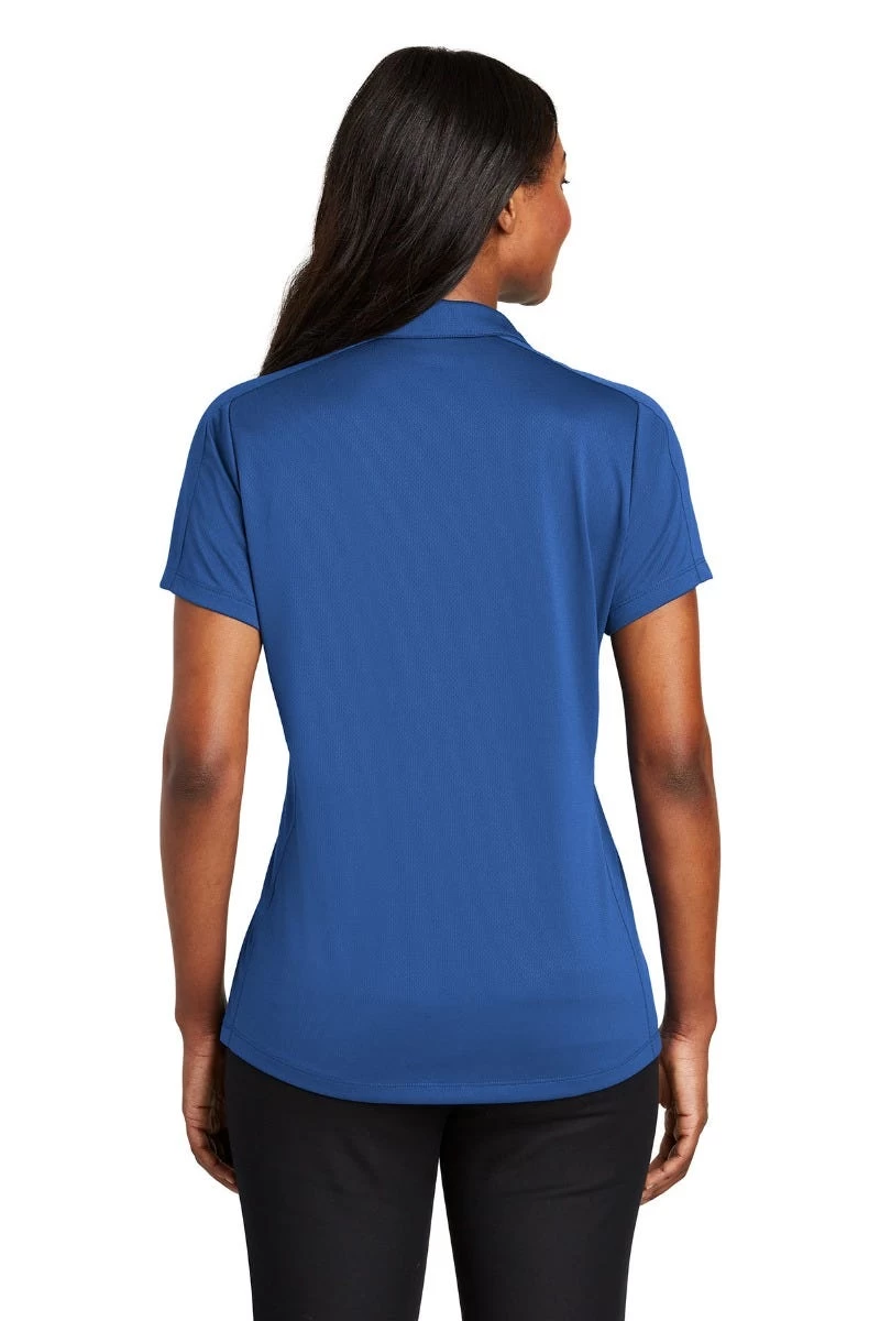 Port Authority Shirts: Women's L569 TB True Blue Ladies Diamond Jacquard Polo 5 Port Authority Shirts: Women's L569 TB True Blue Ladies Diamond Jacquard Polo - Image 3