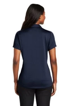 Port Authority Shirts: Women's L569 TN True Navy Diamond Jacquard Ladies Polo 9 Port Authority Shirts: Women's L569 TN True Navy Diamond Jacquard Ladies Polo -Work Clothes Discount Store 6592 truenavy 2 l569truenavymodelback2 337w
