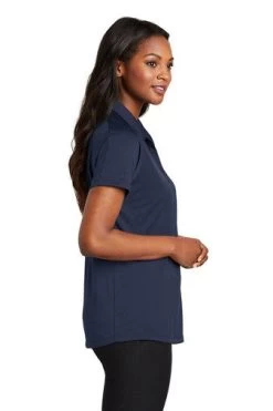 Port Authority Shirts: Women's L569 TN True Navy Diamond Jacquard Ladies Polo 8 Port Authority Shirts: Women's L569 TN True Navy Diamond Jacquard Ladies Polo -Work Clothes Discount Store 6592 truenavy 3 l569truenavymodelside2 337w