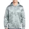 Sport-Teck Sweatshirts: Men's ST240 WHT White Sport-Wick CamoHex Fleece Hooded Pullover 1 Sport-Teck Sweatshirts: Men's ST240 WHT White Sport-Wick CamoHex Fleece Hooded Pullover -Work Clothes Discount Store 6647 white 1 st240whitemodelfront1 1200w