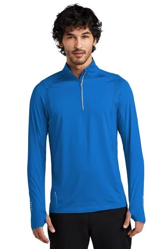 Ogio Shirts: Men's OE335 EBLU Electric Blue Endurance Nexus 1/4-Zip Pullover 3 Ogio Shirts: Men's OE335 EBLU Electric Blue Endurance Nexus 1/4-Zip Pullover