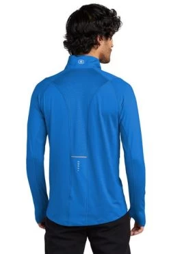Ogio Shirts: Men's OE335 EBLU Electric Blue Endurance Nexus 1/4-Zip Pullover 7 Ogio Shirts: Men's OE335 EBLU Electric Blue Endurance Nexus 1/4-Zip Pullover -Work Clothes Discount Store 6671 elecblue 2 oe335elecbluemodelback2 337w