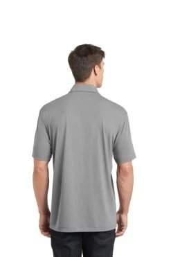 Port Authority Shirts: Men's K568 FG Frost Grey Cotton Touch Performance Polo -Work Clothes Discount Store 6673 frostgrey 2 k568frostgreymodelback 1200w