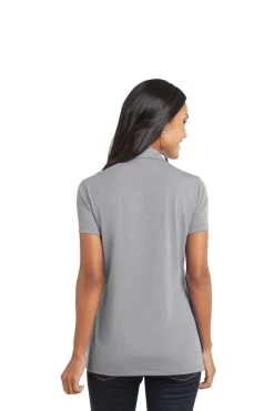 Port Authority Shirts: Women's L568 FG Frost Grey Ladies Cotton Touch Performance Polo 7 Port Authority Shirts: Women's L568 FG Frost Grey Ladies Cotton Touch Performance Polo -Work Clothes Discount Store 6674 frostgrey 2 l568frostgreymodelback 1200w