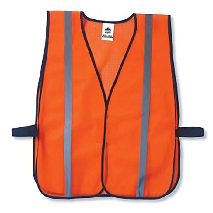 Ergodyne Vest: 8020HL Orange GloWear Non Certified Standard Hi Visibility Vest 3 Ergodyne Vest: 8020HL Orange GloWear Non Certified Standard Hi Visibility Vest