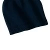 Port Authority Hats: Women's CP95 NVY Navy 100% Cotton Beanie -Work Clothes Discount Store 872 navy 1 cp95navyflatpg259aa08 337w