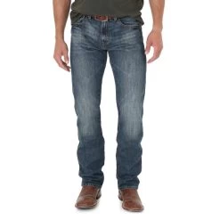 Wrangler Jeans: Men's 88MWZDK Dark Knight Wrangler Retro Slim Straight Jean