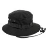 5.11 Tactical Hats: Boonie Ripstop 89422 019 Black Hat -Work Clothes Discount Store 89422 019 1