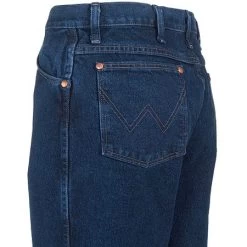 Wrangler Jeans: Men's Dark Stone 0936 DSD Cowboy Cut Slim Fit Denim Jeans -Work Clothes Discount Store 936dsd wranglerl 01