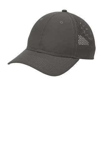 New Era Hats: Men's NE406 GA Graphite Perforated Performance Cap 3 New Era Hats: Men's NE406 GA Graphite Perforated Performance Cap