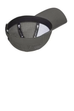 New Era Hats: Men's NE406 GA Graphite Perforated Performance Cap 7 New Era Hats: Men's NE406 GA Graphite Perforated Performance Cap -Work Clothes Discount Store 9489 graphite 4 ne406graphiteflatinside 337w