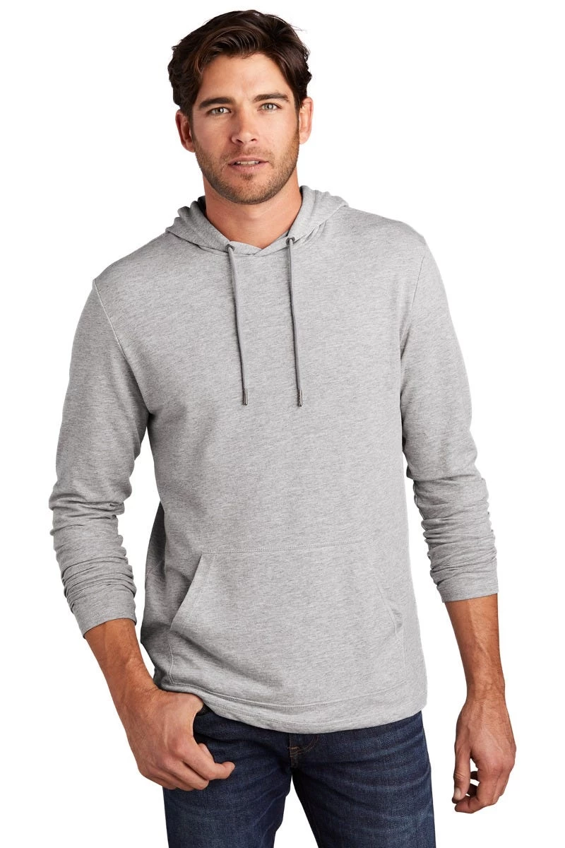 District Sweatshirts: Men's DT571 LHG Light Heather Grey Featherweight French Terry Hoodie 3 District Sweatshirts: Men's DT571 LHG Light Heather Grey Featherweight French Terry Hoodie