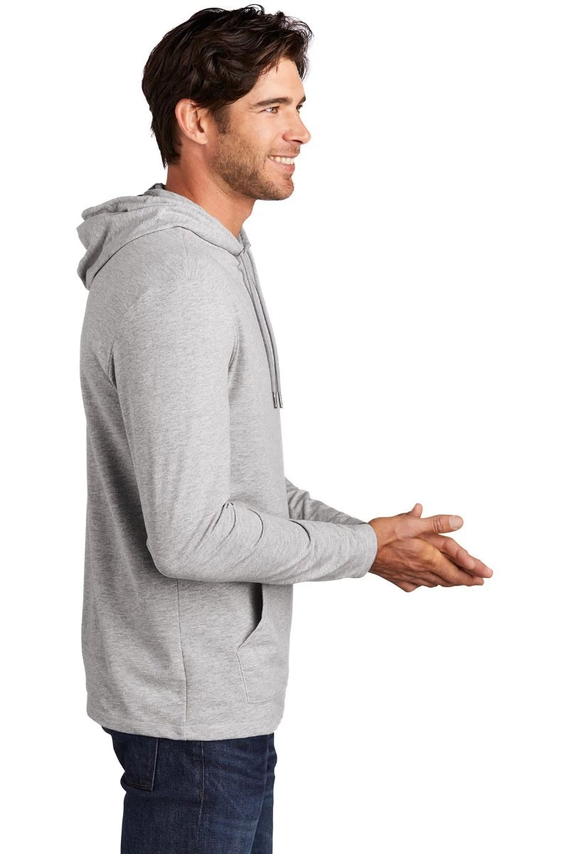 District Sweatshirts: Men's DT571 LHG Light Heather Grey Featherweight French Terry Hoodie 4 District Sweatshirts: Men's DT571 LHG Light Heather Grey Featherweight French Terry Hoodie - Image 2