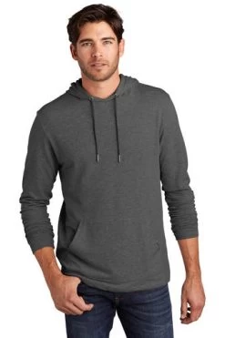 District Sweatshirts: Men's DT571 WC Washed Coal Featherweight French Terry Hoodie