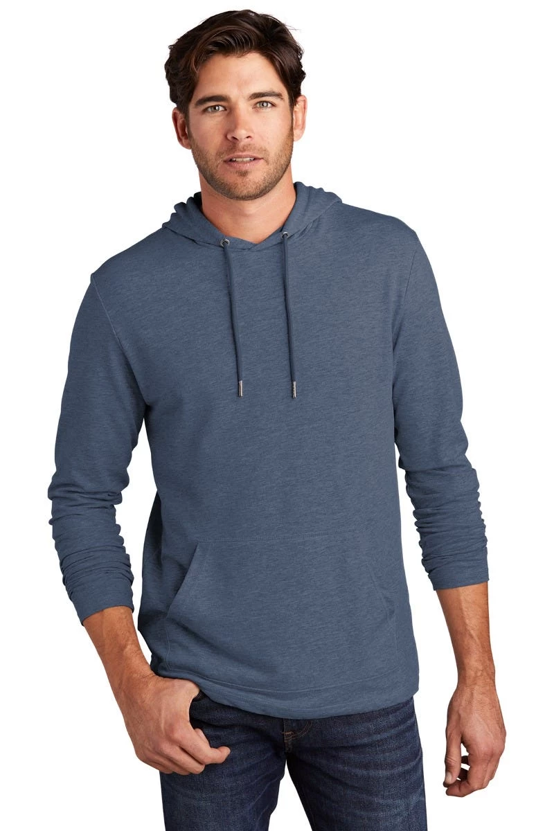 District Sweatshirts: Men's DT571 WI Washed Indigo Featherweight French Terry Hoodie 3 District Sweatshirts: Men's DT571 WI Washed Indigo Featherweight French Terry Hoodie