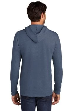 District Sweatshirts: Men's DT571 WI Washed Indigo Featherweight French Terry Hoodie 7 District Sweatshirts: Men's DT571 WI Washed Indigo Featherweight French Terry Hoodie -Work Clothes Discount Store 9747 washedindigo 2 dt571washedindigomodelback 1200w