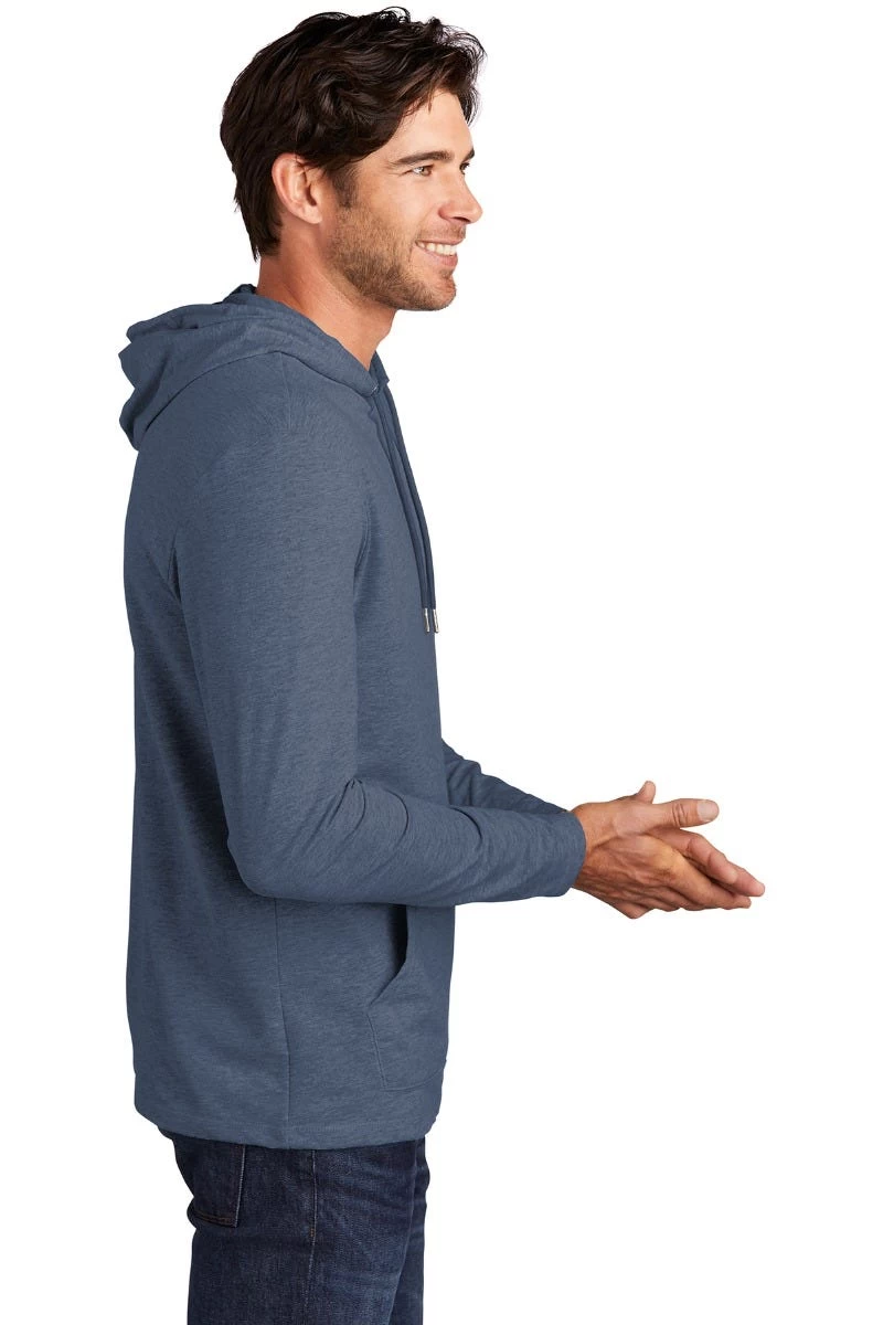 District Sweatshirts: Men's DT571 WI Washed Indigo Featherweight French Terry Hoodie 4 District Sweatshirts: Men's DT571 WI Washed Indigo Featherweight French Terry Hoodie - Image 2