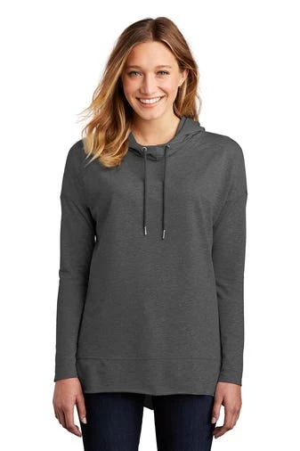 District Sweatshirts: Women's DT671 WC Washed Coal Featherweight French Terry Hoodie 3 District Sweatshirts: Women's DT671 WC Washed Coal Featherweight French Terry Hoodie