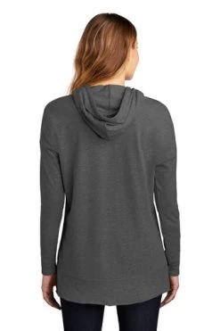 District Sweatshirts: Women's DT671 WC Washed Coal Featherweight French Terry Hoodie 9 District Sweatshirts: Women's DT671 WC Washed Coal Featherweight French Terry Hoodie -Work Clothes Discount Store 9748 washedcoal 2 dt671washedcoalmodelback 337w