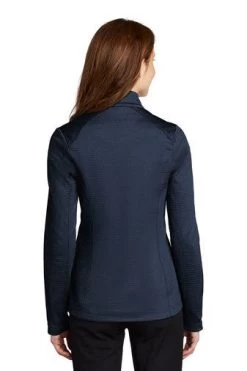 Port Authority Sweatshirts: Women's L249 DBNH Dress Blue Navy Heather Diamond Full Zip -Work Clothes Discount Store 9822 dressblnyhe 2 l249dressblnyhemodelback 337w