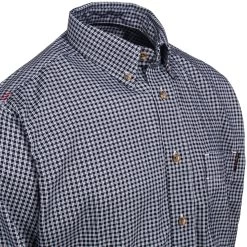 Ariat FR Work Shirts: Flame-Resistant CAT 2 Men's 10013513 Blue Plaid Twill Work Shirt