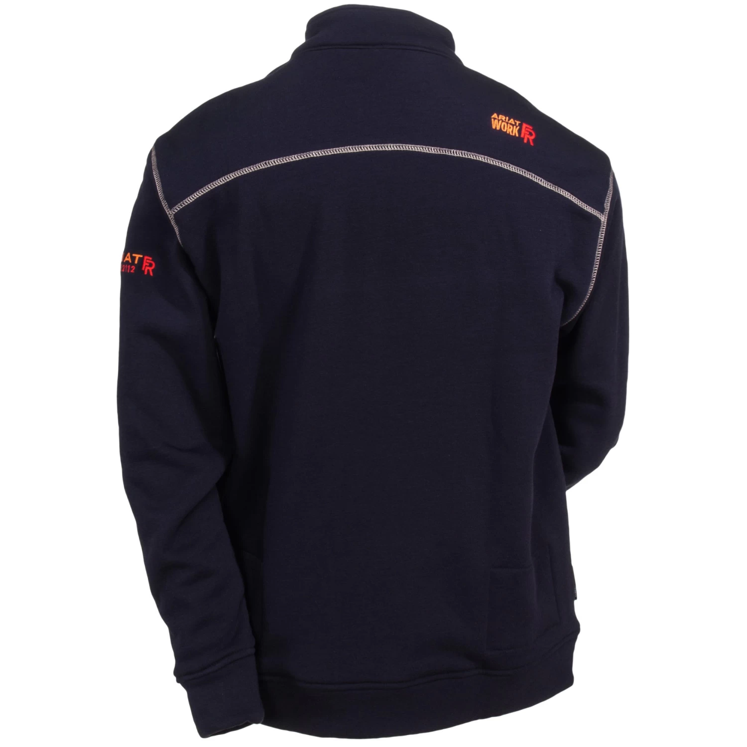 Ariat Sweatshirts: Men's 10015950 Flame-Resistant Blue Quarter-Zip Sweatshirt 3 Ariat Sweatshirts: Men's 10015950 Flame-Resistant Blue Quarter-Zip Sweatshirt