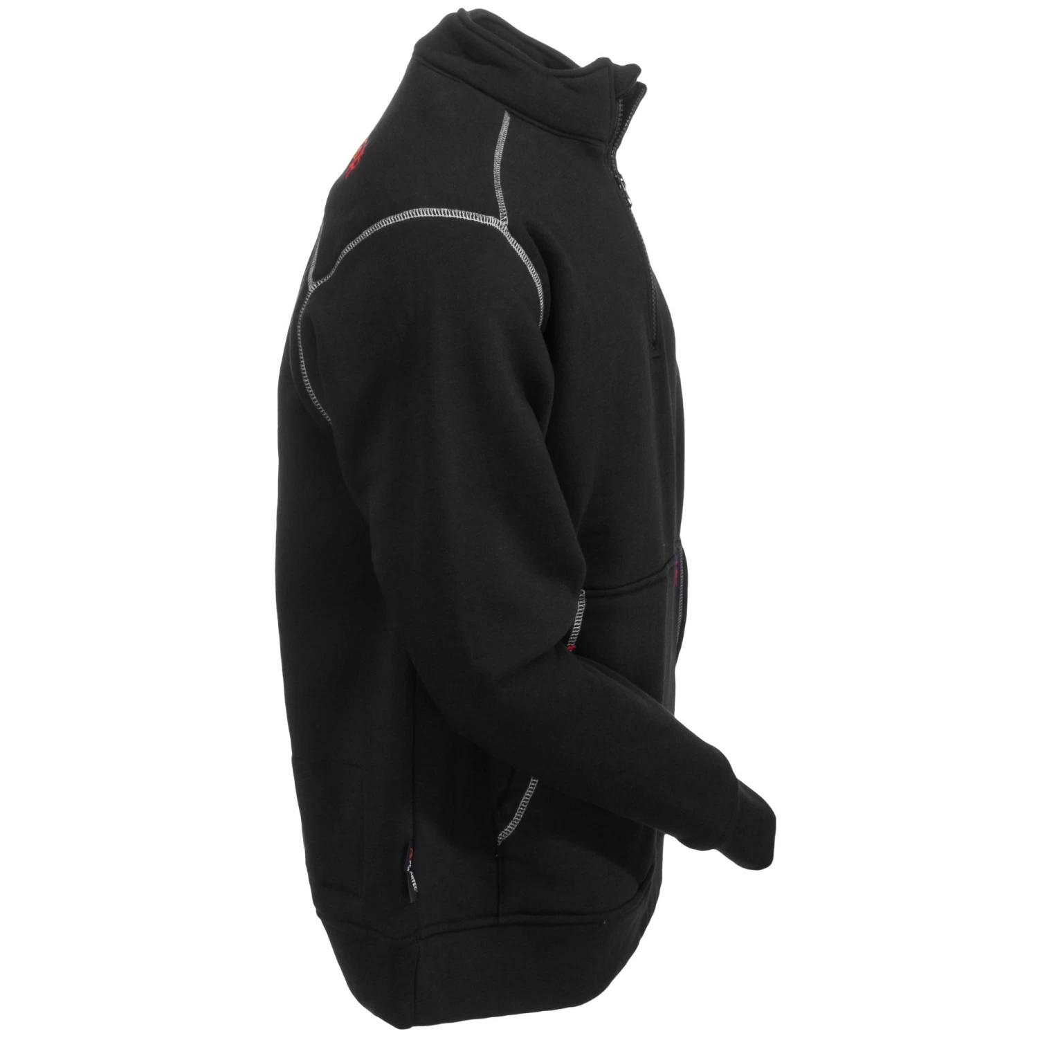 Ariat Sweatshirts: Men's 10015949 Black Flame-Resistant Polartec Quarter-Zip Sweatshirt 6 Ariat Sweatshirts: Men's 10015949 Black Flame-Resistant Polartec Quarter-Zip Sweatshirt - Image 4
