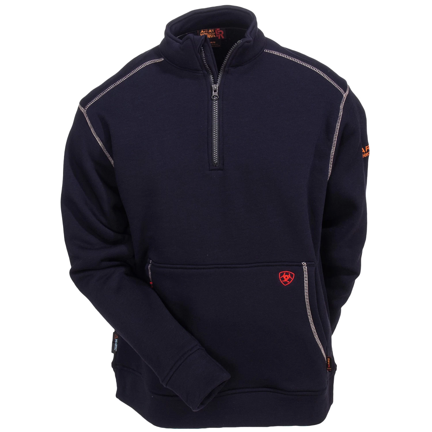 Ariat Sweatshirts: Men's 10015950 Flame-Resistant Blue Quarter-Zip Sweatshirt 5 Ariat Sweatshirts: Men's 10015950 Flame-Resistant Blue Quarter-Zip Sweatshirt - Image 3