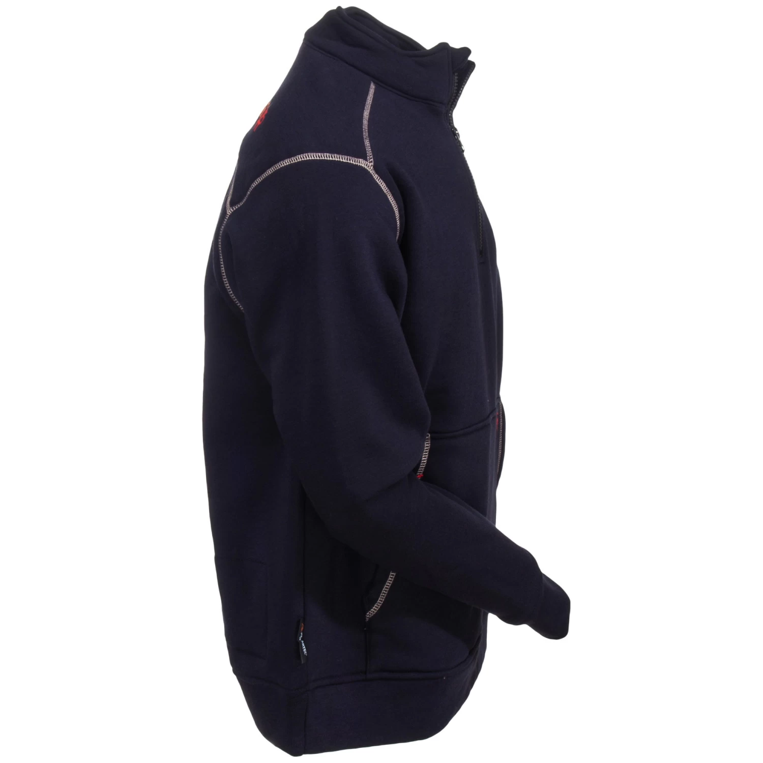 Ariat Sweatshirts: Men's 10015950 Flame-Resistant Blue Quarter-Zip Sweatshirt 6 Ariat Sweatshirts: Men's 10015950 Flame-Resistant Blue Quarter-Zip Sweatshirt - Image 4