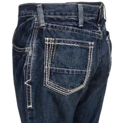 Ariat Work FR Jeans: Men's FR M4 Boundary 10016173 Clay Boot Cut Jeans -Work Clothes Discount Store ariat 10016173 clay l 01