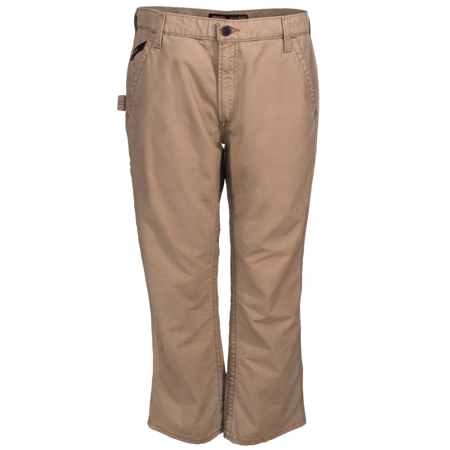 Ariat Work FR Pants: Men's M4 Workhorse FR 10017227 Khaki Boot Cut Lowrise Pants 4 Ariat Work FR Pants: Men's M4 Workhorse FR 10017227 Khaki Boot Cut Lowrise Pants - Image 2