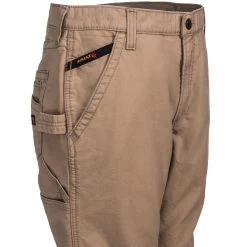 Ariat Work FR Pants: Men's M4 Workhorse FR 10017227 Khaki Boot Cut Lowrise Pants