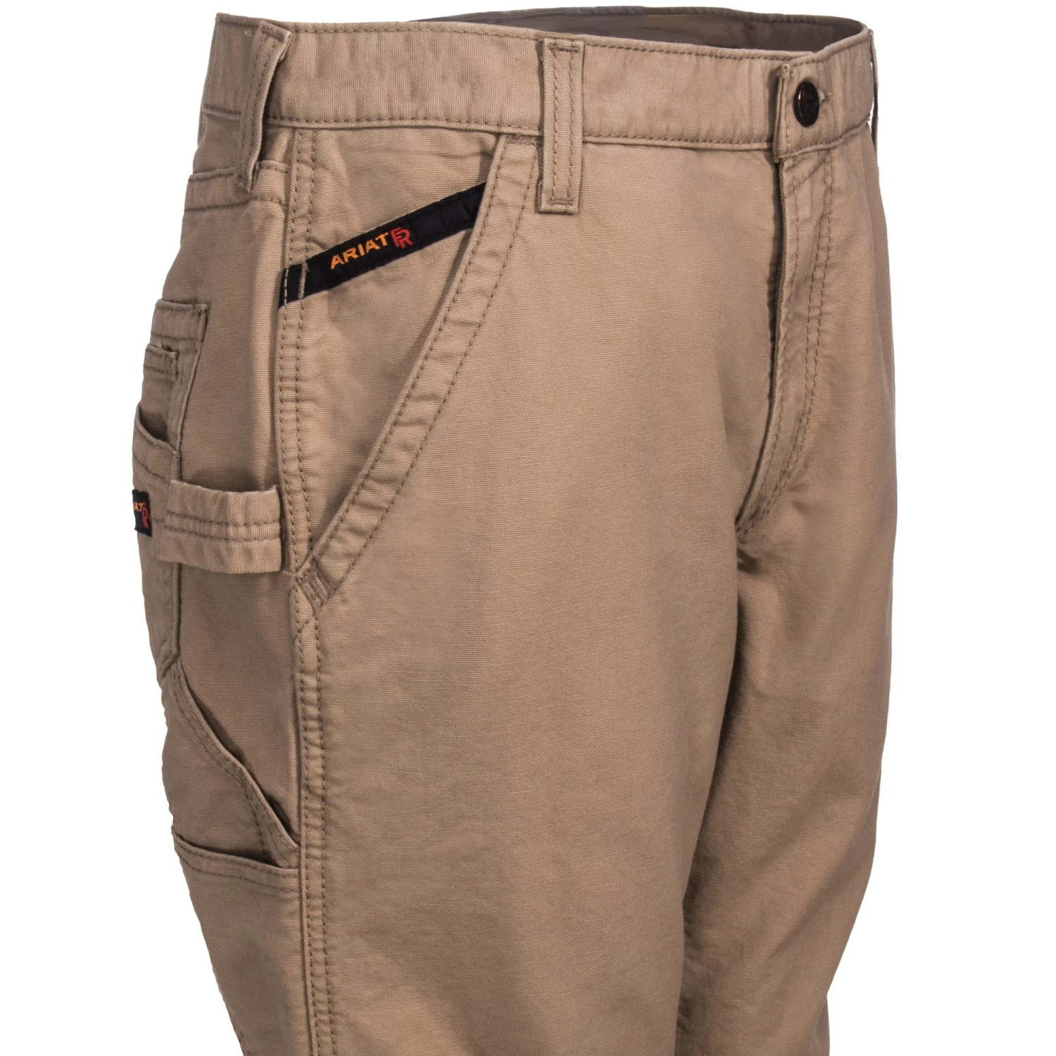 Ariat Work FR Pants: Men's M4 Workhorse FR 10017227 Khaki Boot Cut Lowrise Pants 3 Ariat Work FR Pants: Men's M4 Workhorse FR 10017227 Khaki Boot Cut Lowrise Pants