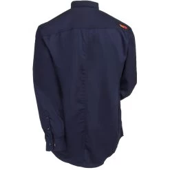 Ariat Work FR Shirts: 10018816 Solid Navy FR Long-Sleeve Men's Button-Down Work Shirt 7 Ariat Work FR Shirts: 10018816 Solid Navy FR Long-Sleeve Men's Button-Down Work Shirt -Work Clothes Discount Store ariat 10018816 nvy b 01