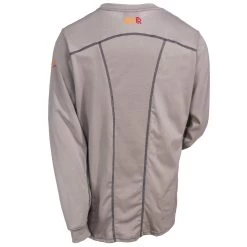 Ariat Work FR Shirts: FR AC 10019015 Silver Fox Men's Long-Sleeve Shirt -Work Clothes Discount Store ariat 10019015 b 01