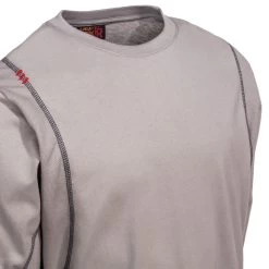 Ariat Work FR Shirts: FR AC 10019015 Silver Fox Men's Long-Sleeve Shirt