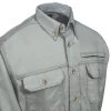 Ariat Work FR Shirts: Men's 10019063 FR Solid Vented Long-Sleeve Button-Down Silver Shirt