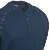 Ariat Shirts: Men's 10013518 Navy Flame-Resistant Long-Sleeve Henley Shirt -Work Clothes Discount Store ariat fr 10013518 cd 01
