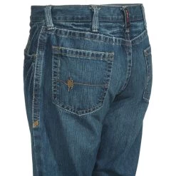 Ariat Jeans: Men's 10015160 Flame-Resistant Slim Straight Leg Clay Work Jeans -Work Clothes Discount Store ariat fr 10015160 l 01