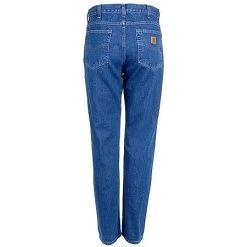 Carhartt Jeans: Men's B18 STW Stonewash Straight Fit Heavyweight 5 Pocket Work Jeans -Work Clothes Discount Store b18dst carharttb 01 1