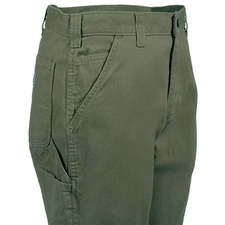 Carhartt Pant: B324 ARG Men's Army Green Relaxed Fit Dungarees 6 Carhartt Pant: B324 ARG Men's Army Green Relaxed Fit Dungarees - Image 4