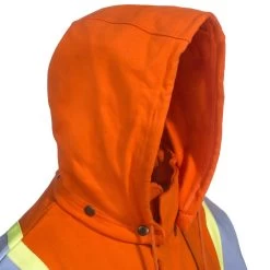 Black Stallion FR Sweatshirts: JF1332 OR Hi Vis Orange TruGuard Sweatshirt -Work Clothes Discount Store black stallion jf1332 or h 01