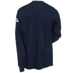 Bulwark Shirts: Men's Flame-Resistant SEL2 NV Navy Henley Work Shirt 7 Bulwark Shirts: Men's Flame-Resistant SEL2 NV Navy Henley Work Shirt -Work Clothes Discount Store bulwark sel2 nv5 b 01