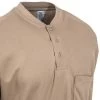 Bulwark Shirts: Men's SEL2 KH Khaki Flame-Resistant Cotton Henley Shirt -Work Clothes Discount Store bulwark sel2kh cd 01