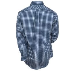 Bulwark Shirts: Men's SLD6 NK Flame-Resistant Long Sleeve Plaid Shirt