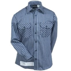 Bulwark Shirts: Men's SLD6 NK Flame-Resistant Long Sleeve Plaid Shirt 7 Bulwark Shirts: Men's SLD6 NK Flame-Resistant Long Sleeve Plaid Shirt -Work Clothes Discount Store bulwark sld6 nk2 f 01