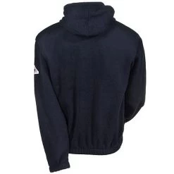 Bulwark Sweatshirts: Men's Blue SMH6 NV Flame-Resistant Hooded Sweatshirt