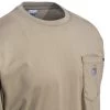 Carhartt Force Shirts: Men's 100235 250 Khaki Flame-Resistant Force Cotton Long-Sleeve T-Shirt -Work Clothes Discount Store carhartt 100235 250 cd 01