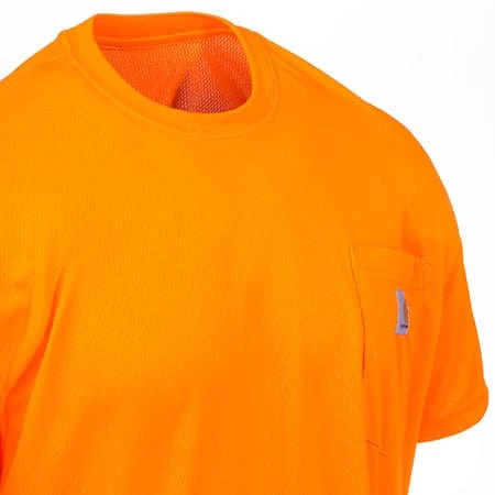 Carhartt Force Shirts: Men's 100493 824 Orange Hi-Vis Short Sleeve Force Work Shirt 3 Carhartt Force Shirts: Men's 100493 824 Orange Hi-Vis Short Sleeve Force Work Shirt